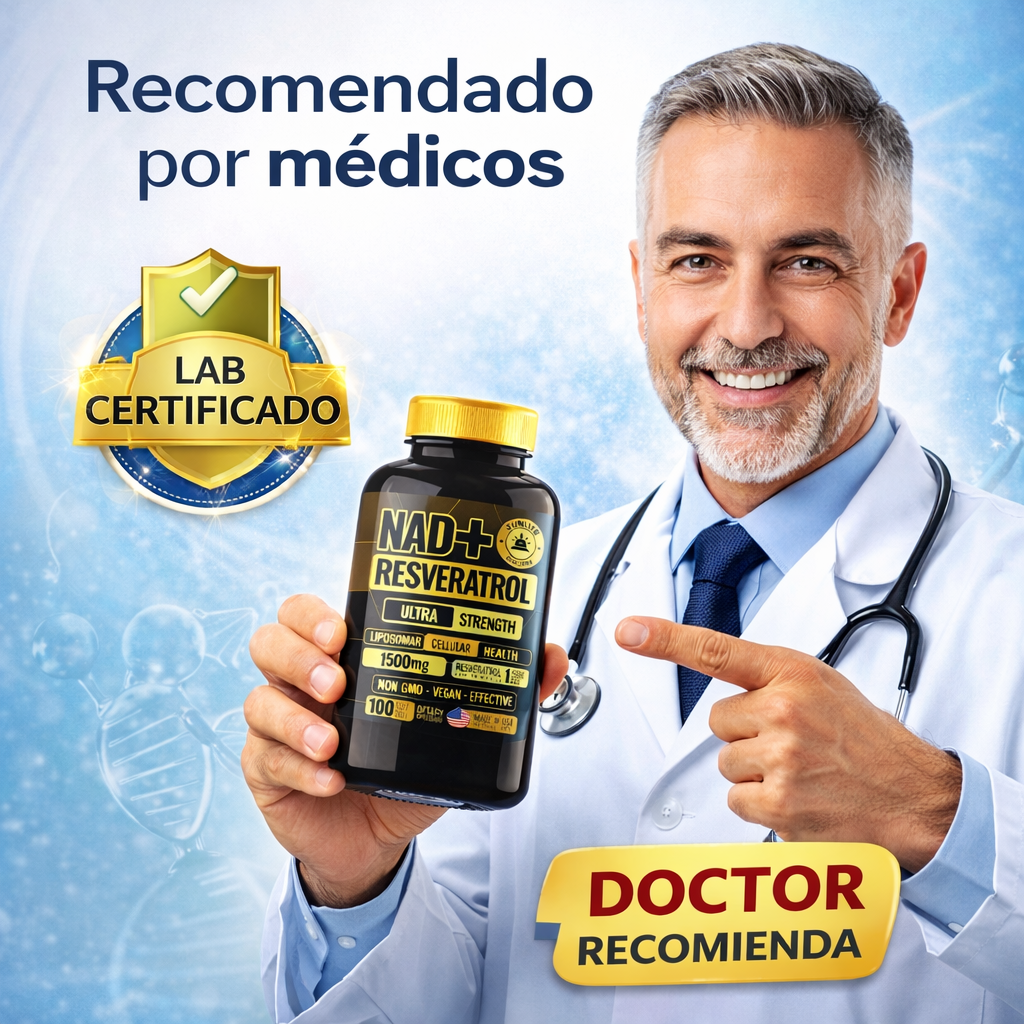 NAD+ Resveratrol | Detén el envejecimiento y recupera tu energía desde la raíz celular