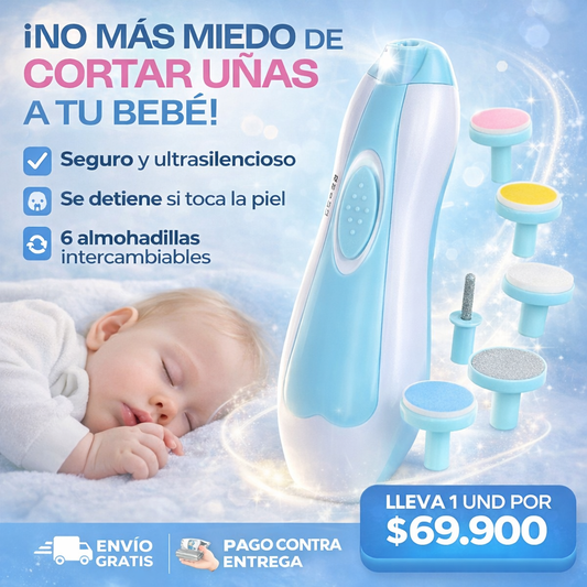 CORTA-UÑAS ELÉCTRICO PARA BEBÉ | SEGURIDAD Y TRANQUILIDAD EN CADA CORTE