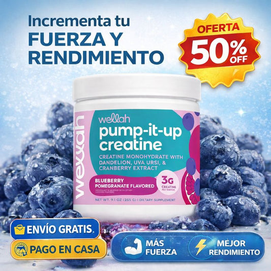 Creatine Pump-It-Up | Creatina Premium para Más Fuerza, Energía y Rendimiento en Cada Entreno