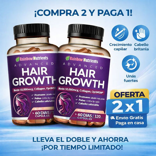 Pack 2X1 Hair Growth | Cabello Fuerte y Saludable Desde Adentro